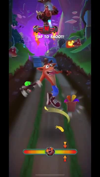 Inferno Gnasty Gnorc Battle Run Gameplay - Crash Bandicoot: On The Run!