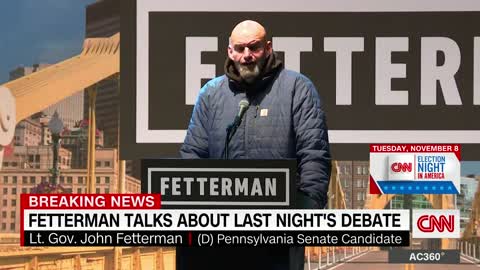 Hear what John Fetterman has to say after rocky debate performance