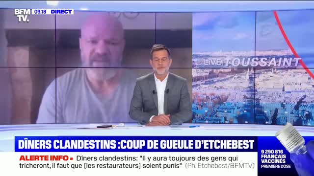 Philippe Etchebest en colère sur BFM