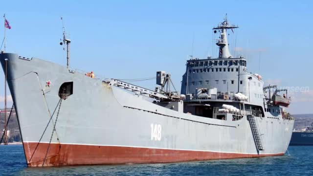 Russian Ship Full With Ammo and Vehicles BLOWN UP in Ukrainian Port of Berdyansk