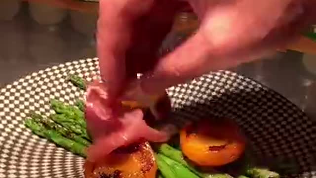 Asparagus Apricot Salad tiktok antonbehnke