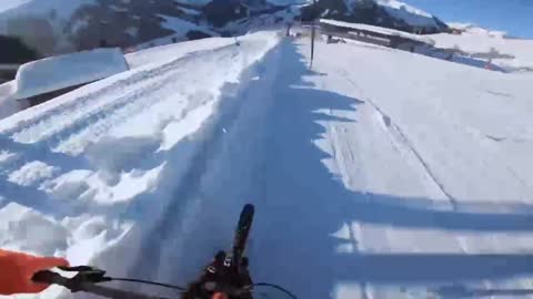 snow riding