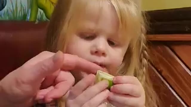 Maddie and the lime