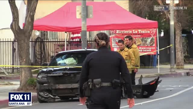 Child hit by stray bullet in Watts