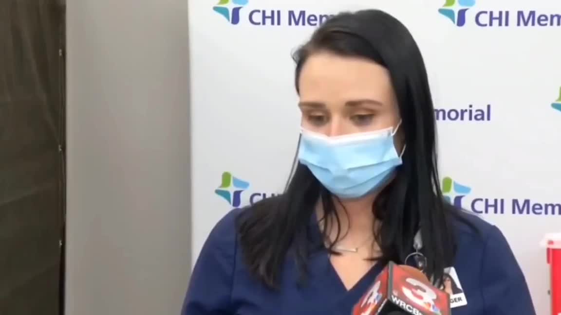 Tiffany gets the vaccine then collapses