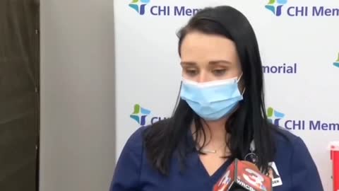 Tiffany gets the vaccine then collapses