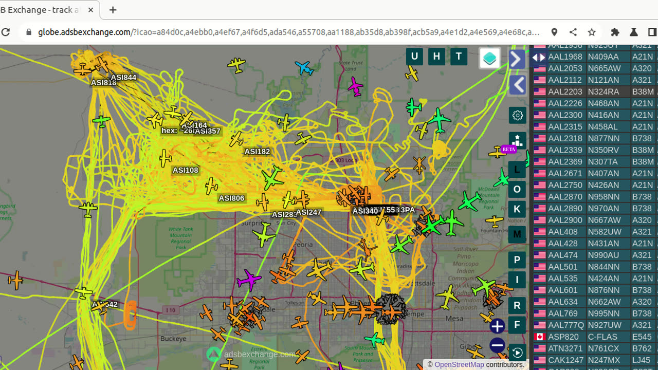 More AssholePac Aviation N417PA over Morristown Feb 19th 2024