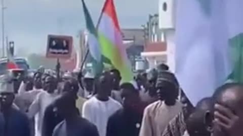 Protests against intervention in Nigeria