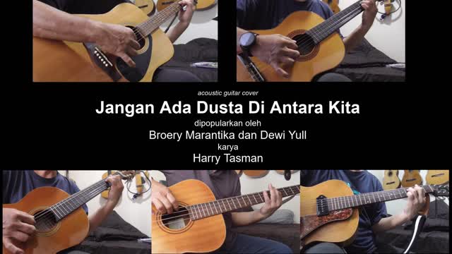 Guitar Learning Journey: "Jangan Ada Dusta Di Antara Kita" cover - instrumental