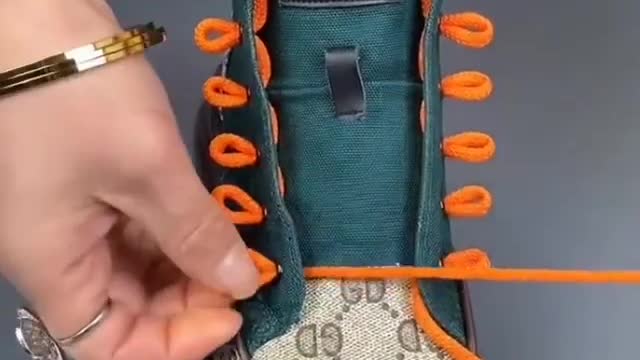 How to tying shoes with different style, try this!!