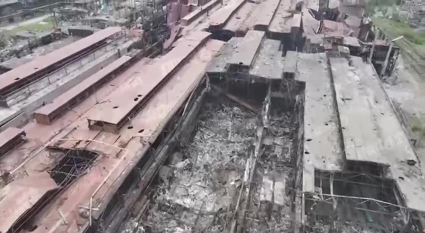 Azovstal dnes po vyhnání nacistů