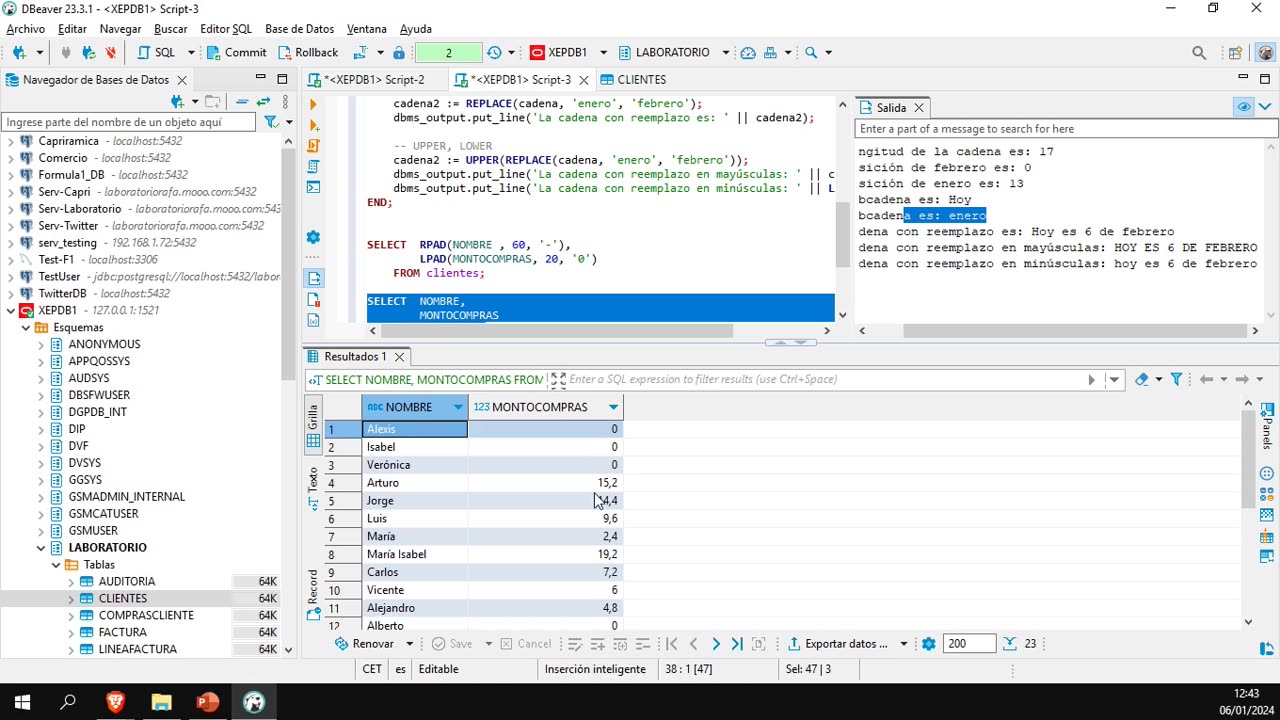 Oracle y el lenguaje PL/SQL parte 38. PL/SQL 16- Funciones integradas