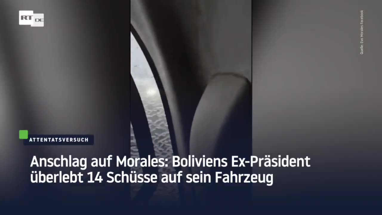 Anschlag auf Morales Ex-Präsident überlebt 14 Schüsse auf sein Fahrzeug 27.10.2024