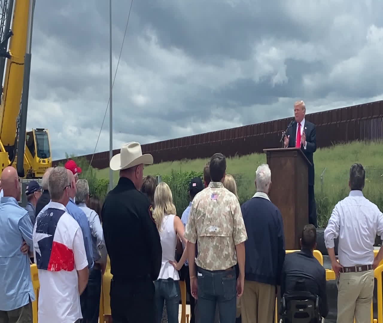 ALG Foundation takes you to a speech by President Donald Trump on the border in Texas