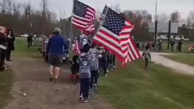 A team and their patriotism