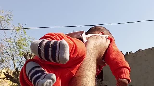 Cute baby movement