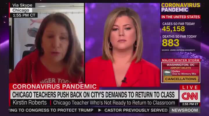 Chicago Teachers Refuse To Do Job Despite CDC Saying It's Safe