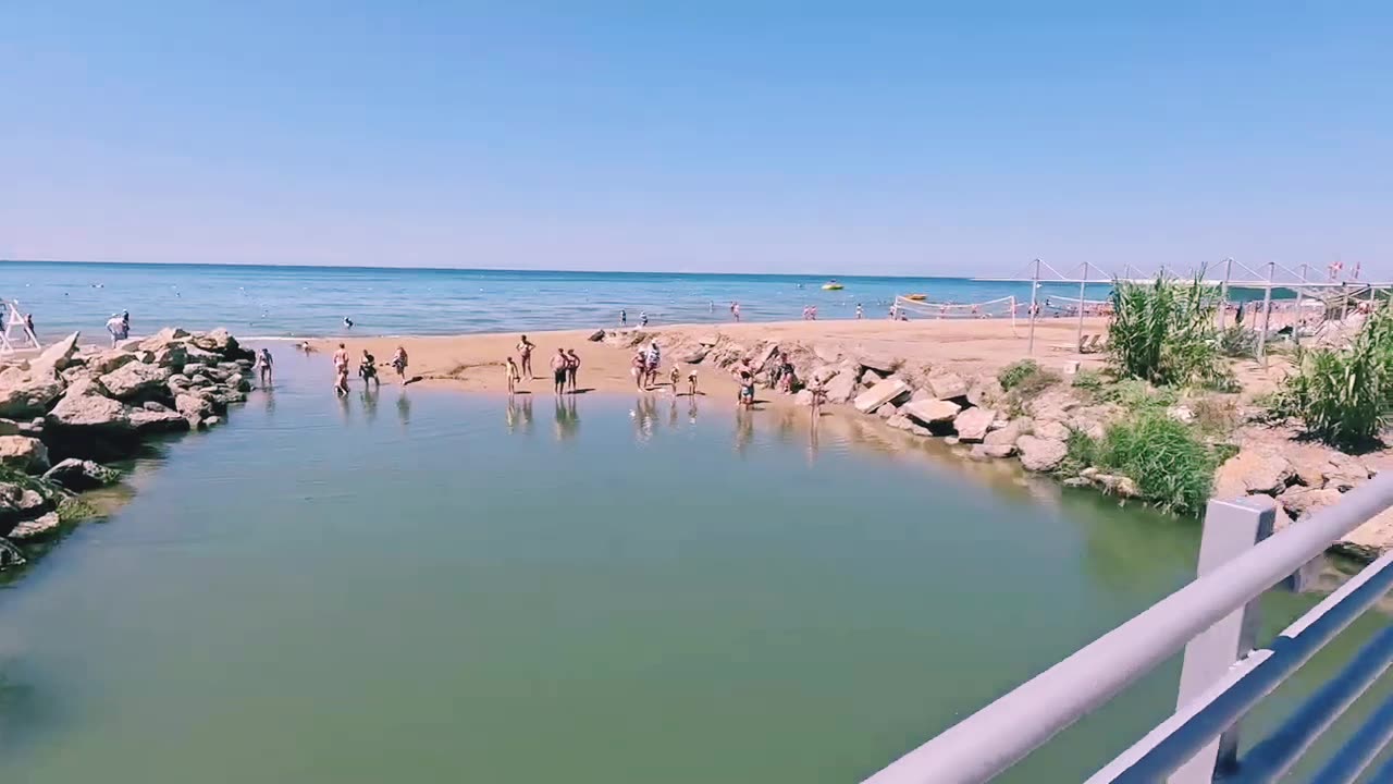 🇹🇷 Side Beach A Hot Day Türkiye