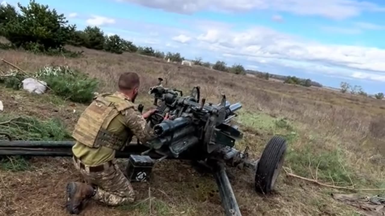 Ukrainian Armed Forces’ automatic mortar “Vasilyok” exploded