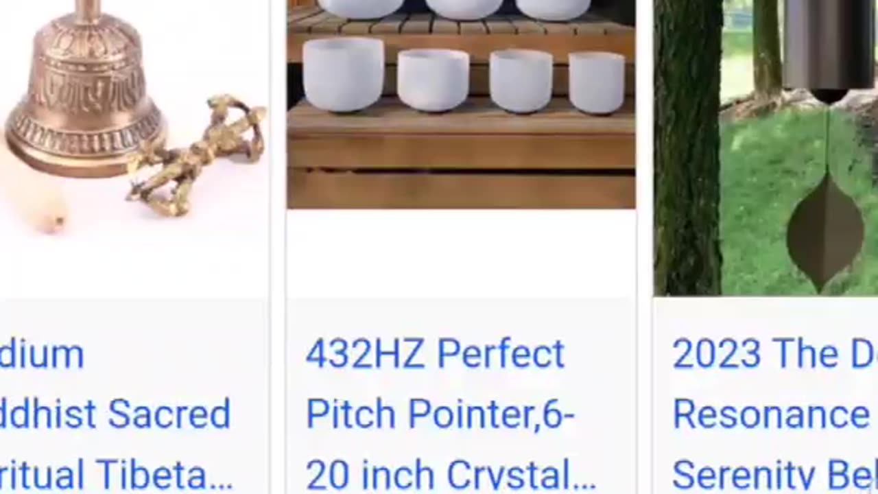 Get your bells and frequency sounds going and now