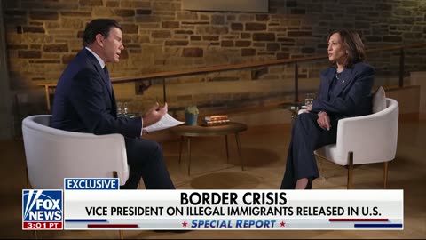Kamala Dodges Bret Baier’s Question About Illegal Immigration