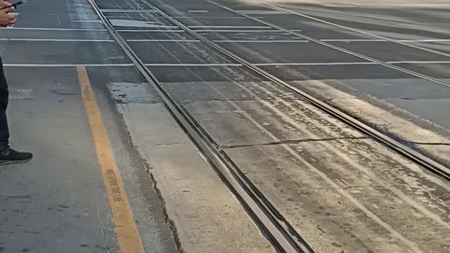 Cleaning of Tram Tracks in Melbourne