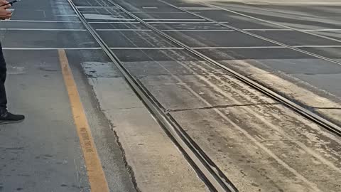 Cleaning of Tram Tracks in Melbourne