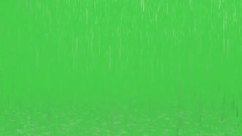 Green screen - Heavy rain effect & Rain sounds