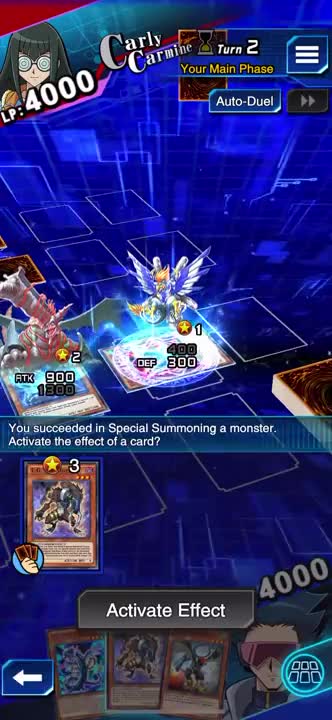 Yu-Gi-Oh! Duel Links - T.G. Catapult Dragon Gameplay (Antinomy Level Up Card)