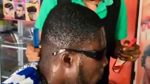 African Barber funny video