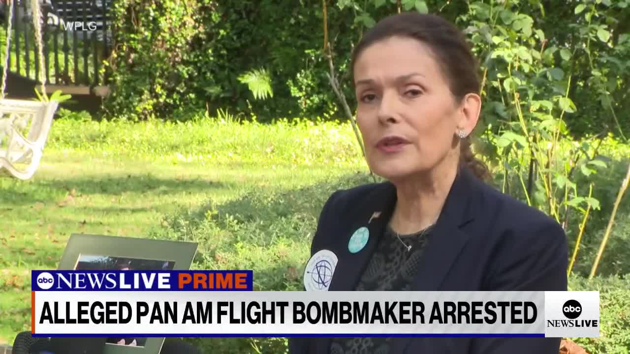 ALLEGED PAN AM FLIGHT BOMBMAKER ARRESTED