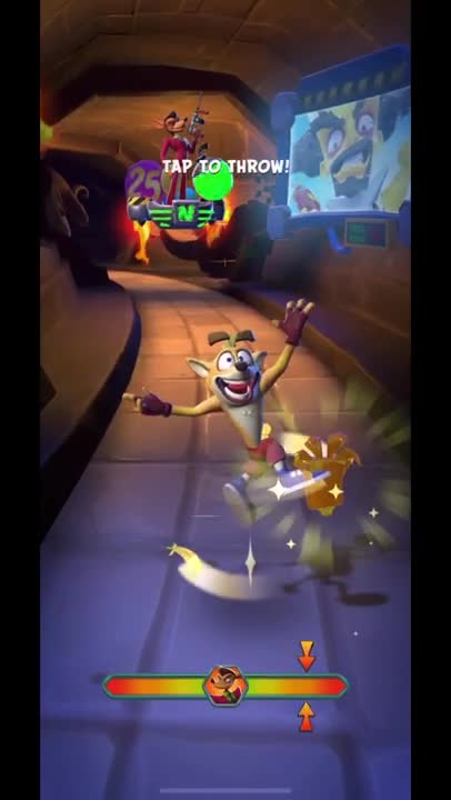 Season 5 Nitro Pinstripe Battle Run Boss Fight Gameplay - Crash Bandicoot: On The Run!