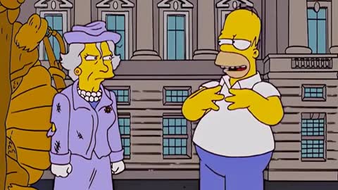 Simpsons On Queens Death