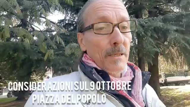 Considerazioni sulla manifestazione del 9 ottobre in piazza del popolo a Roma