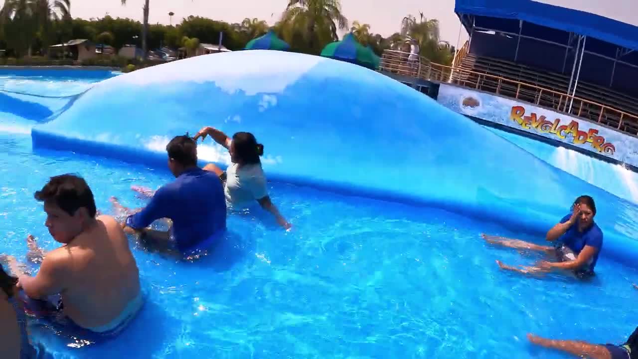 The Revolcadero Water Slide at El Rollo Parque Acuático