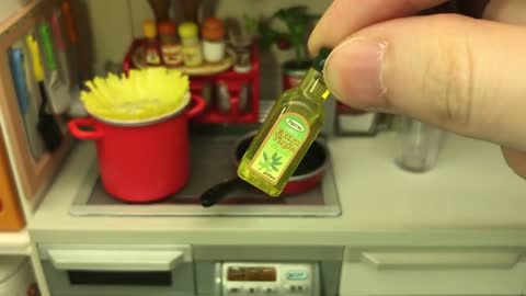 Re-Ment Miniature cooking toys,Carbonara