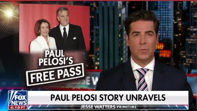 Jesse Waters Reveals Paul Pelosi's Story Unravels into Darkness