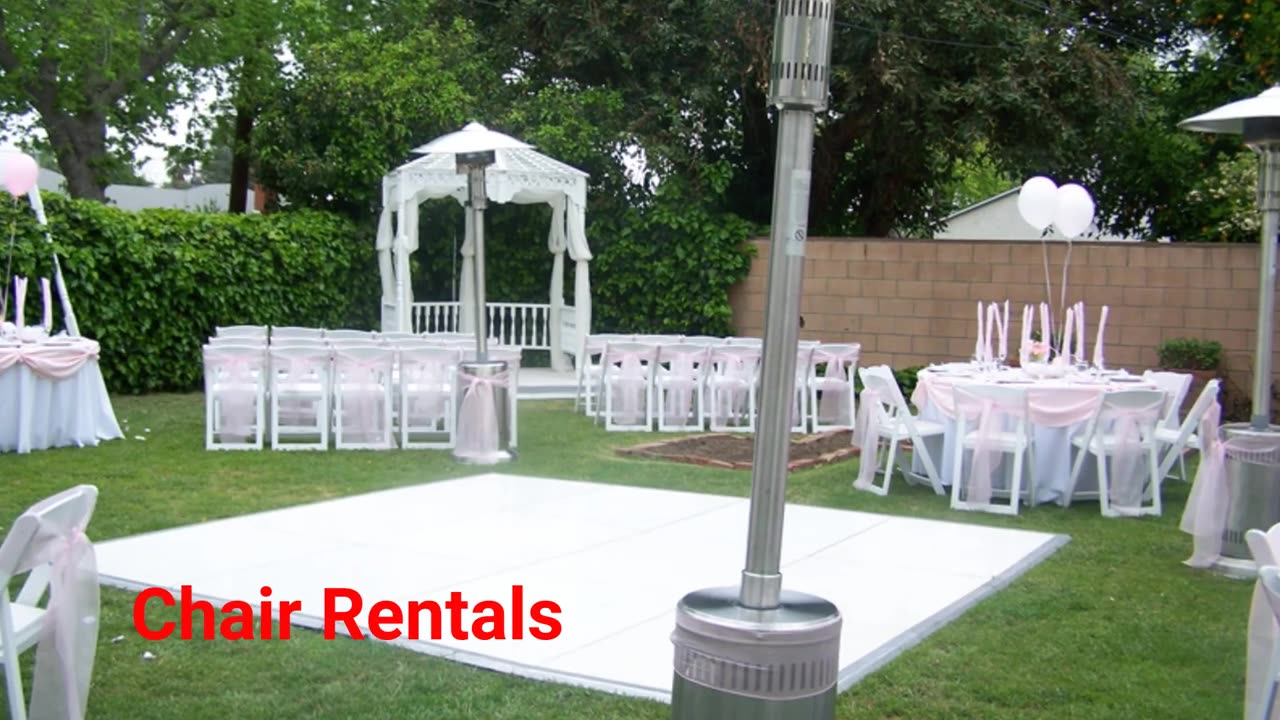 Party Rental Creation - High-Quality Chair Rentals in Thousand Oaks