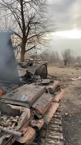 Belarusian fighting for Ukraine showing some tanks they've destroyed