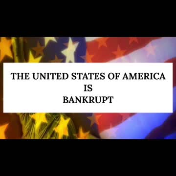 America is Bankrupt!! Here is proof!!