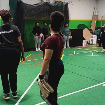 Softball training