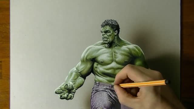 Depict The Shape Of The Hulk's Broad Trousers.