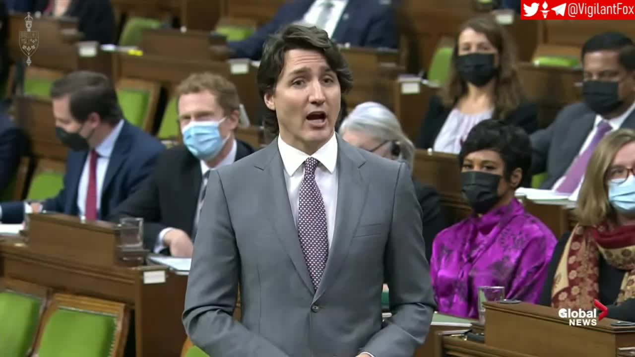 Trudeau: "Conservative Party members can stand with people who wave swastikas;
