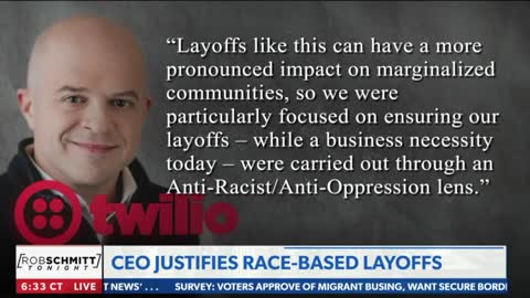 Twilio will fire people based on race