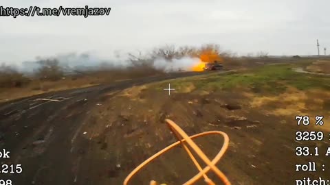 Russian fiber-optic FPV drone hits Ukrainian Striker's vehicles troop compartment full of infantry