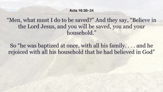 The Bible and Infant Baptism