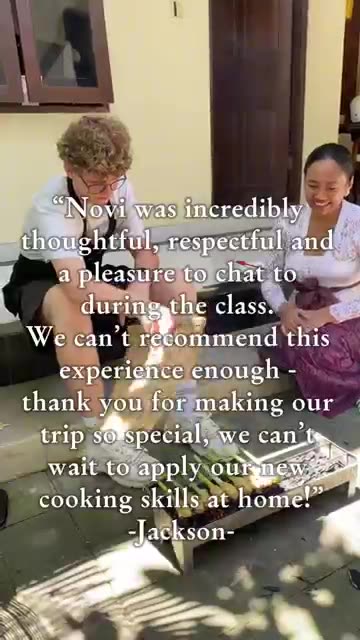 Making memories on your family Bali holiday-Private Balinese cooking classes🙏🏽😊