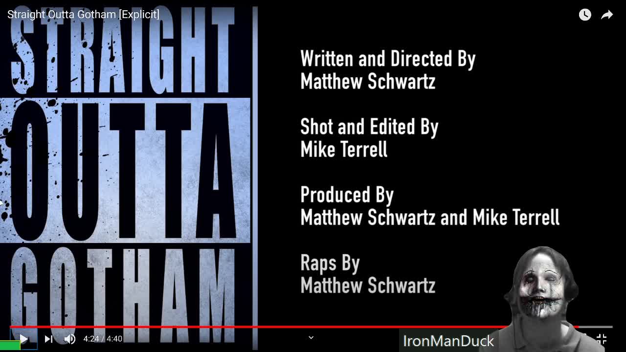 my reaction to Straight Outta Gothom