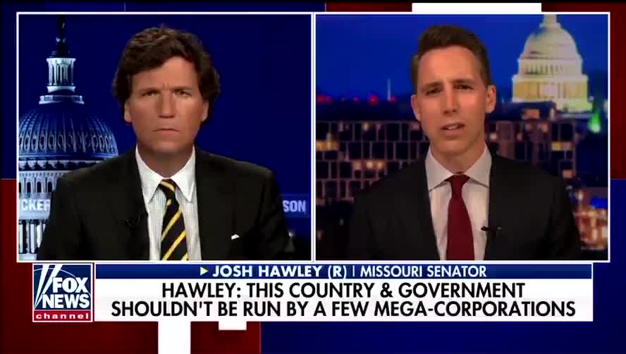 Sen. Hawley Outlines Plan to Break Up Big Tech Companies