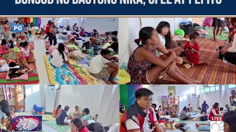 Higit 115K pamilya, nasa evacuation centers pa rin bunsod ng Bagyong Nika, Ofel at Pepito